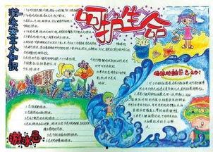 防溺水安全的手抄报视频